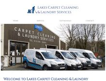 Tablet Screenshot of lakescarpetcleaning.net